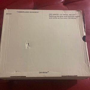 Off-White Timberlands Velour material.🔥🔥🔥